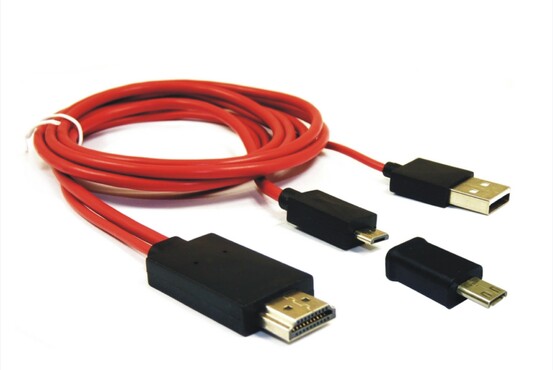 MHL 51A - przewód MHL (Mobile High-Definition Link) micro USB - HDMI 1,80 m