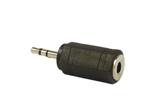 S 20 - przejście adapter micro jack / mały jack - wtyk micro Jack 2,52 mm - gniazdo mały Jack 3,52 mm
