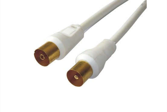 T 02 - Kabel antenowy koncentryczny RF, TV-VIDEO, H.Q. Gold 1,50 m 