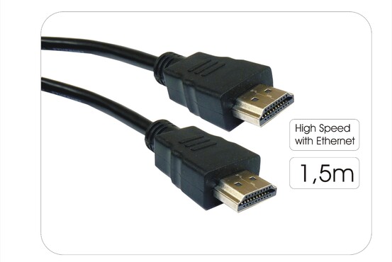 AC 040 - Przewód HDMI-HDMI High Speed Ethernet standard 1,50 m