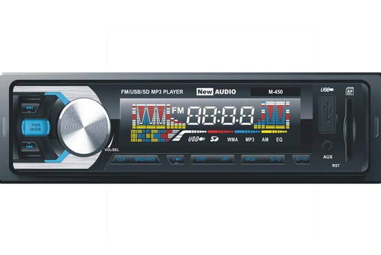M 450 - radio odtwarzacz samochodowy USB/SD/FM z ekranem kolorowym LCD, port USB, czytnik kart SD/MMC