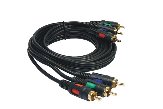 V 55 - przewód 3 RCA - 3 RCA component YUV RGB video 1,50 m